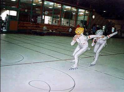 Iranian female Inline Skaters, Tehran